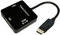 Adattatore da DisplayPort a HDMI VGA DVI Displayport a HDMI 4K, adattatore 3 in 1 da DisplayPort a HDMI VGA DVI convertitore maschio a femmina placcato oro (a forma di diamante) (quadrato nero)
