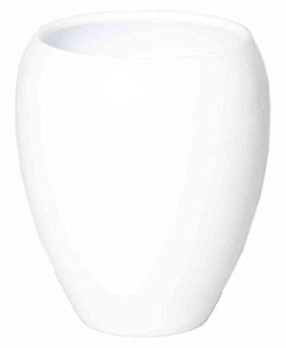 INNA-Glas Tiesto de cerámica, Blanco, 19cm, Ø16cm