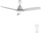 Cecotec Ventilatore da soffitto EnergySIlence Aero 5200 White Design. 40 W e 52” con motore DC, luce LED e telecomando a distanza, 6 velocità, timer fino 8 ore