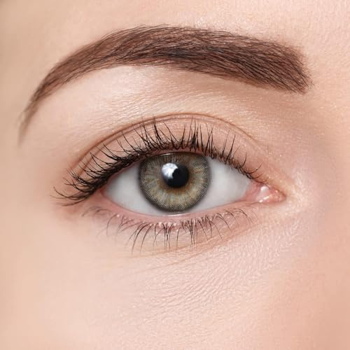 SUUM co. Lentes de contacto de color - Lentes de Contacto de Color - Lentillas de Color sin Graduación, Lentes Mensuales de 30 Días - Color Verde - Eyecolors Contact Lenses (Gris)