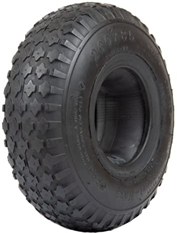 CST C-9255, Transp. Maxx. Sack- und Schubkarrenreifen, 3.00-4 (260x85), inkl. Schlauch, Ventil DIN7777, Ersatzreifen für Schubkarre, Traglast 109 kg