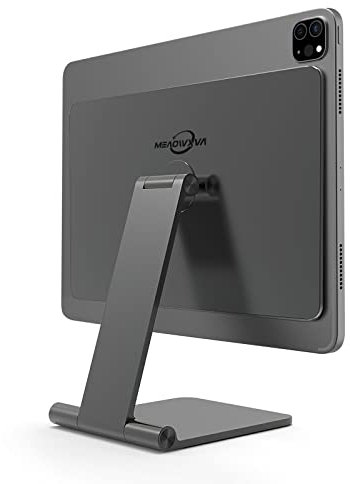 Meaowxva Magnetischer iPad Ständer verstellbar faltbar Tablet Halter iPad Maltischständer für Apple iPad Pro 12.9 Zoll 3./4./5./6. Gen