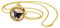 JewelryWe Taschenuhr Damen Vintage Schmetterling Analog Quarz Uhr mit Halskette Kette Kettenuhr Gold Unisex