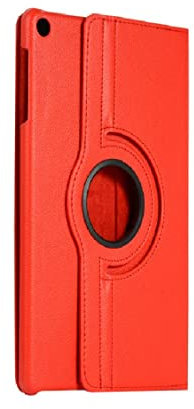 Gocob For Samsung Galaxy Tab A7 Lite 8.7 T220 T225 Leather Stand Flip Cover 360 Tablet Case (RED)