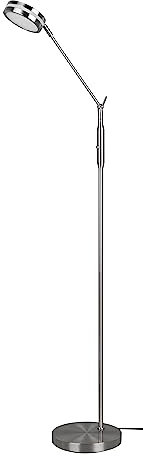 Trio Leuchten LED Stehleuchte Franklin 426510107, Metall Nickel matt, inkl. 6.5 Watt LED, Farbwechsel, Dimmer
