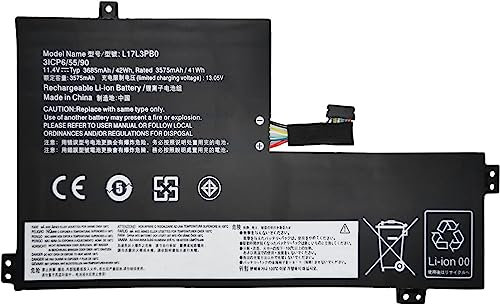 AKKEE L17L3PB0 L18D3PG1 Laptop Batterie pour Lenovo 100E 500E Chromebook 1st Gen/100E 300E 500E Chromebook 2nd Gen/100E 300E 2nd Gen Chromebook C340-11 S340-14 Series L17M3PB0 L17C3PG0 42Wh