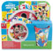 Microwave Safe 5pcs Character Animation 2023 Cartoon Dinner Tableware Set Plate, Bowl, Cup, Fork, Spoon BPA Free re-usable Plastic (Mickey Mouse)