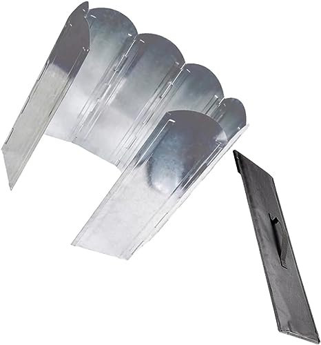 HELVES 1 Set Tools Creative Anti-Wind Tool Cooking Windproof Wind Breakers Camping Foldable Anti-Wind Tool BBQ Windshield Barbecue Stove Storage Bag Sector Windbreaker Galvanized Sheet