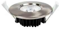 LED EB-Strahler 6W 830 nickel+Konverter LEDXON EDOS 6W ww nickel