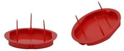 O4L - Putzdeckel, Signaldeckel, Unterputzdeckel, Durchmesser 60mm, 10 Stück