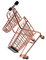 SAFIGLE Mini Carrito De Compras Mini Carrito De Supermercado Secador De Esponja De Belleza Pequeño Carrito De Supermercado Cochecito De Juguete Miniaturas Pastel Niño Planchar Escritorio