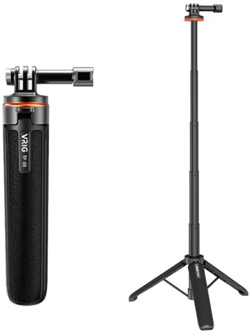 BeisDirect Treppiede con bastone per selfie per Insta360 Ace Pro, palo telescopico palmare per Insta 360 Ace Pro Insta 360 One X2/X3/XR/RS/DJ-I Action Camera