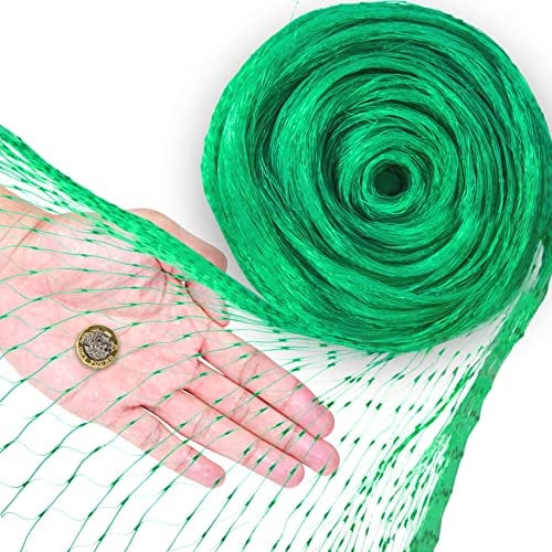 4 * 20M Filet Anti Oiseaux de Jardin Protecteur Maille Filet de Protection pour Arbres Fruitiers Protection et Animaux Réutilisable avec Mailles