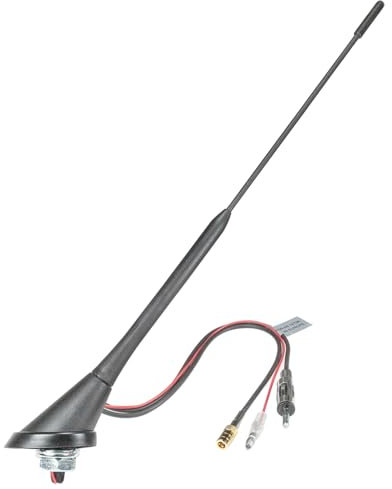 tomzz Audio 1000-067 DAB Antenne Auto Kombi Dach Antenne DAB+ UKW AM FM mit Verstärker SMB DIN 52 Grad