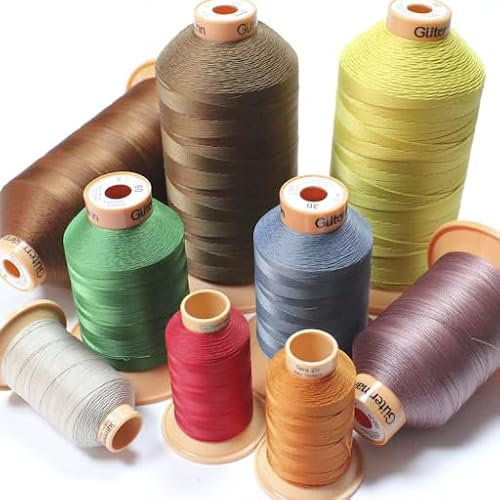 Giorgetti Strass Fil à coudre Gutermann Tera 60 m 1800 m torsadé polyester cuir canapés rideaux bâche tringle à broder choix de couleur sur nuancier entre les images