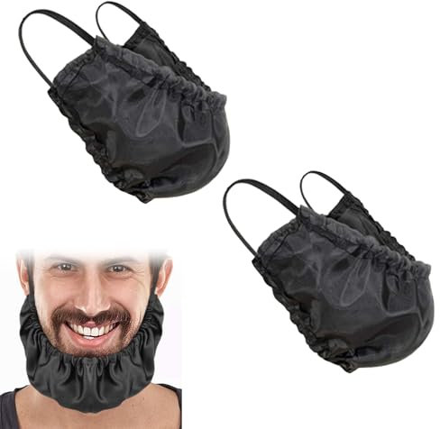 Bart Schutz Bartpflege Herren Bartlätzchen Männer Bart Tuch Kinnbart Koteletten Hals Pflege Deinen Bart Männer Verstellbare Gesichts Bartschürze Männer Rasur Reinigung Schutz,2 Pcs