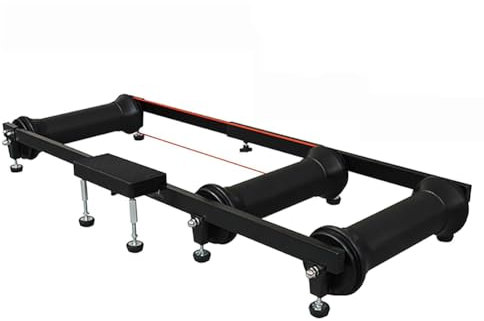 WJFLUCK Fahrrad-Scooter-Trainer, Fahrradtrainer für Indoor-Übungen mit Fußstütze, Indoor-Fahrradtrainer-Ständer, verstellbare Indoor-Fitness-Rad-Parabolrolle, Heimfahrrad-Trainingsgerät
