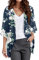 Kobilee Cardigan Donna Elegante Curvy Corto Bolero Giacca Estiva Manica 3/4 Leggero Argento Cardigan Casual Cipria Coprispalle Cerimonia Chiffon Spolverino