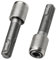 2 Stück Sds Plus Adapter Schaft,6.35 mm Sds Bithalter,Silber Bohrfutter Adapter,Spannfutter Ersatzteile,Erdbohrer Bohrerhalter SDS-Adapterzubehör für Impact Drill Hammer Drill,Sechskant Rundschaft