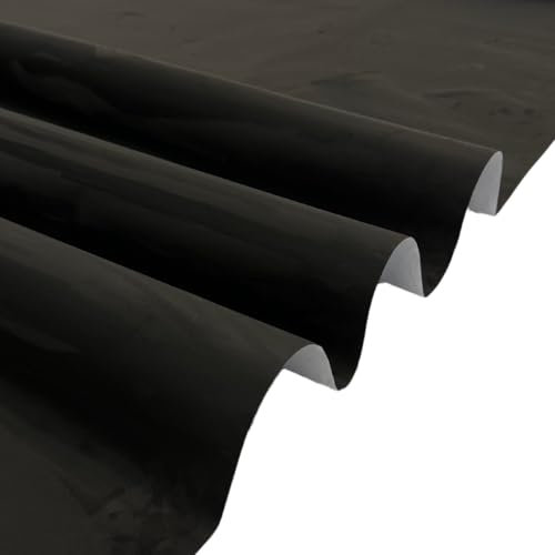 Fuhrwerkdesign Mikrofaserstoff Klebefolie Wildleder Optik Selbstklebend Auto Stoff Stretch Dehnbar Velvet Velour Kunstleder Wildlederimitat (Dunkel-Anthrazit, 50cm x 150cm)