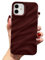 QLTYPRI Compatible with iPhone 11 Case,Cute Wave Water Ripple Pattern Case for Girls Women,Slim Glossy Soft Silicone TPU Bumper Shockproof Protective Phone Cover for iPhone 11-Wine Red