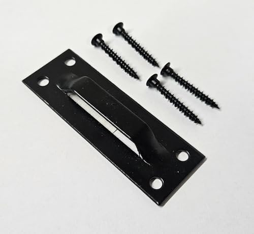 Black GATE Keep ONLY Plate for Suffolk Gothic and Ring Latch