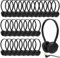 NANONAN 30 Pack Kids Headphones Bulk for School, Wired Kids Classroom Headphones Adjustable with 3.5 mm Jack for School Library Students Children Teens