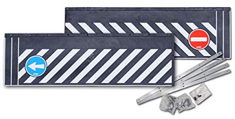 Hansen Styling Parts Parafango universale per camion – 2 pezzi da 120 x 38 cm