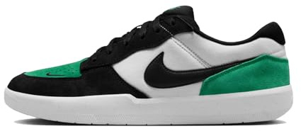 Nike SB Force 58 Skate Shoes (DV5477-101, White/Stadium Green/White/Black), White/Stadium Green/White/Black, 5.5 UK