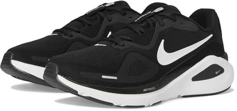 Nike Men's Structure 26 Running Shoe, Black/White/Cool Grey/Metallic, 8 UK