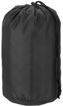 YELARXI Packsack, Nylon, wasserdicht, tragbar, Kordelzug, trockene Sachen, Ausrüstung, Organisation mit Knebel, 7,6 x 12,7 cm, passend für Rucksackreisen, Camping, Reisen, Wandern (schwarz)
