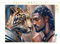 CALVENDO Puzzle Heroischer Krieger mit mächtigem Jaguar | 1000 Teile Lege-Größe 64 x 48 cm Foto-Puzzle für glückliche Stunden
