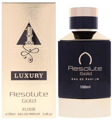 Luxury Collection - Resolute Gold Elixir by Khalis for Men - 3.4 oz EDP Spray