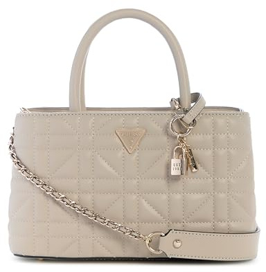 GUESS Edita Elite Umhängetasche für Damen, Light Taupe, Einheitsgröße