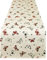 Lashuma Tischtuch beige mit Schmetterling Motiv, Tischdecke Outdoor und Indoor, Tischläufer 150x45 cm