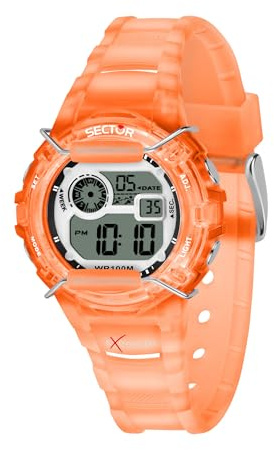 Sector No Limits Herrenuhr, Kollektion EX-05, Stoppuhr, aus Polycarbonat und Polyurethan - R3251526001