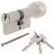 ToniTec Set aus einem Abus Türschloss Schließzylinder K82 mit Knauf + ToniTec Schloss Pflegespray 60/35K mm