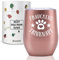 Onebttl Hunde Mama becher Hundeliebhaber Geschenke für Frauen, lustig 340 ml isolierter Edelstahlbecher mit Deckel für Hundeliebhaber, besitzer, weihnachten, geburtstag- Frauchens Trinknapf