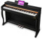 Vangoa Digital Piano 88 Tasten gewichtetes Home Piano Bundle für Anfänger Profi mit Möbelständer, Slide Key Cover, Goldene Abdeckung