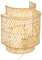 Atmosphera - Applique murale Liby - bambou D23 cm