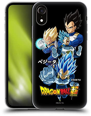 Head Case Designs Offizielle Dragon Ball Super Vegeta Universe Survival Characters Soft Gel Handyhülle Hülle kompatibel mit Apple iPhone XR