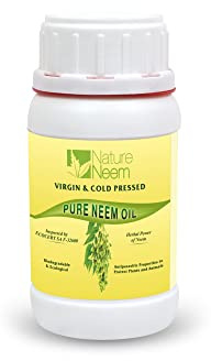 NatureNeem reines und natives Neemöl 1. kaltgepresst - 250 ml - 100% natürlich zertifiziert Bio