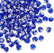 nbeads 100 Stück Lampwork Glas Evil Eye Perlen, 8 mm Handgefertigte Lampwork Perlen Türkischer Böser Blick Spacer perlen Runde Evil Eye Lose Perlen Für Armbänder Halsketten Schmuckherstellung, Blau