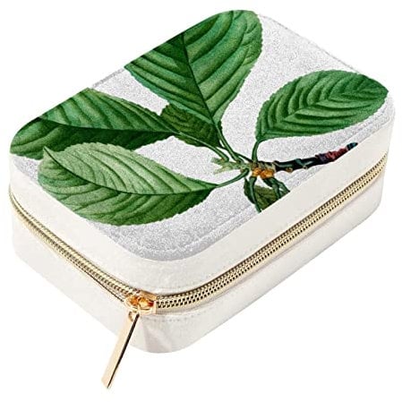 Personalisierte Reise-Mini-Schmuckschatulle, Aufbewahrungsbox für Frauen, Kirschbaum