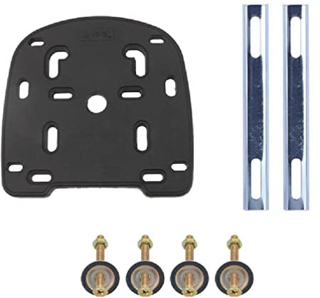 Tail Box Quick Release Board Base Stamping Bottom Plate Fit for Motorcycle Electrical Vehicle Tail Box Rack Accessories Motorcycle Tail Box backrest Trunk Small with Back Rest Scooter Trunk Luggage