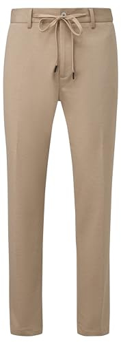s.Oliver Herren Anzughose – Slim Fit, Stretch-Jersey, Gürtelschlaufen
