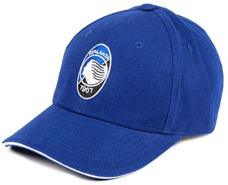 CALCIOGADGETS Cappello Atalanta Ufficiale Blu Chiaro Cappellino Berretto con Visiera CAPATBL09