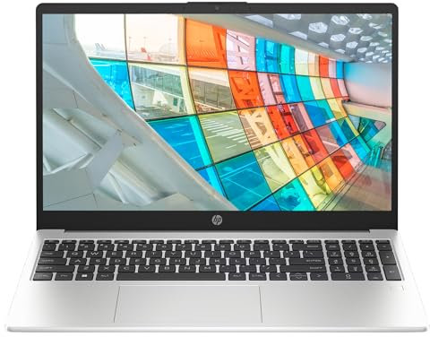 HP 250 G10 Laptop, Intel Core i7-1355U, 15,6 FHD Display, 16 GB DDR4 RAM, 512 GB PCIe SSD, Intel Iris Xe Grafik, QWERTZ Tastatur, Windows 11 Pro, Silber+ NPO Rucksack