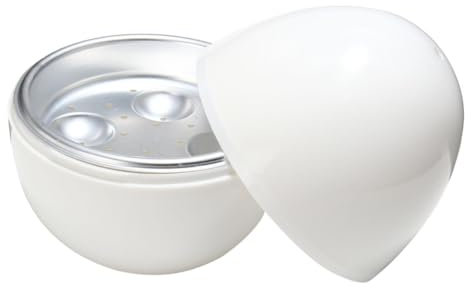 UTHCLO Microwave Egg Poacher Egg Plate Egg Boiler Pan Stovetop Egg Cooking Boiled Egg Poacher Egg Poacher Cups Egg Cooker Egg Steamer Egg Tray Small Tools Micro-wave Oven White