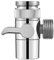 1 válvula de conversión tridireccional, desviador exterior del grifo, válvula de conmutación de tres vías, repuesto para grifo, adaptador de grifo